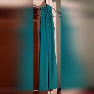Ralph Lauren Black Label Turquoise Halter Dress, Size 4